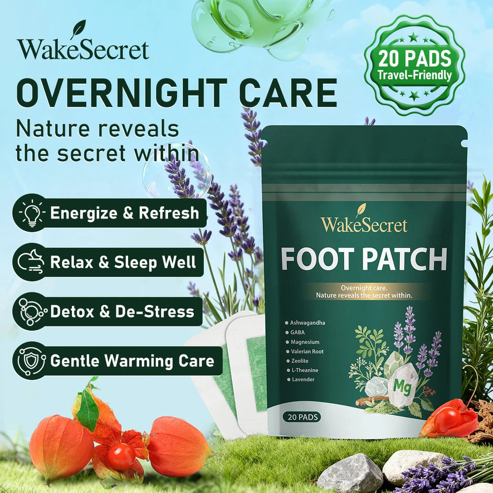 WakeSecret Parche Natural para Pies