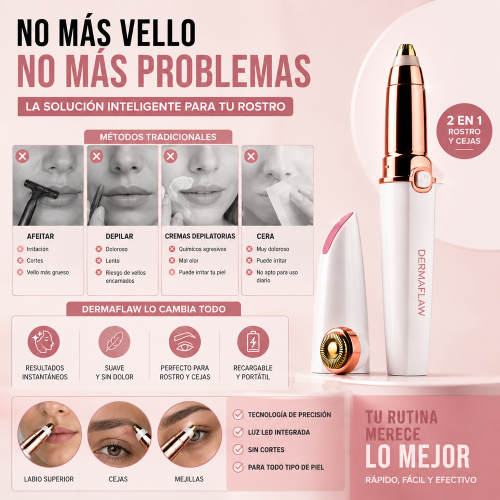 OroSkin Recortador de Cejas y Facial