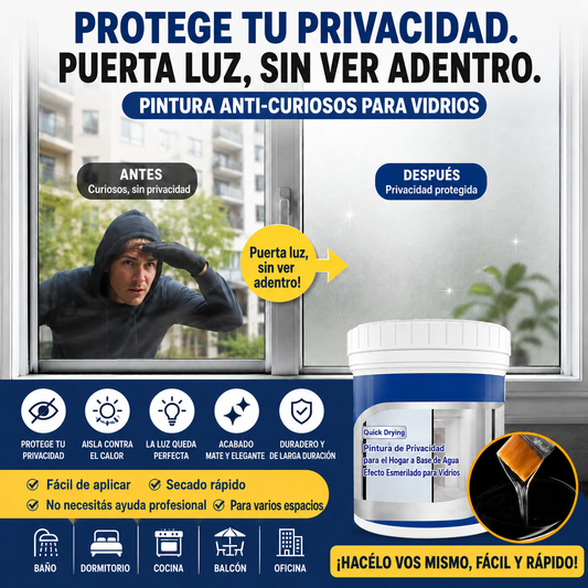 Pintura Mate Opacizante para Cristal