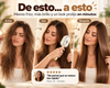 Cepillo Vaporizador Glow - Hidrata a vapor y chau al frizz para siempre.